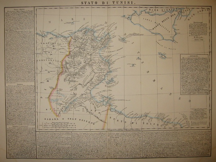 Marzolla Benedetto Stato di Tunisi 1854 Napoli